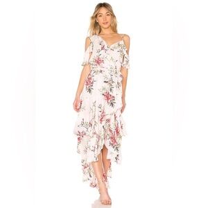 Joie Cristeta 100% Silk Floral Maxi Dress